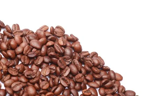 Roasted coffee bean close up. 스톡 사진