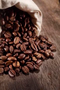Roasted  coffee bean 스톡 사진