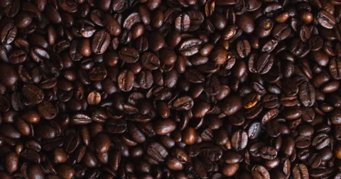 Roasted coffee beans backgroun Stock Footage 150398650