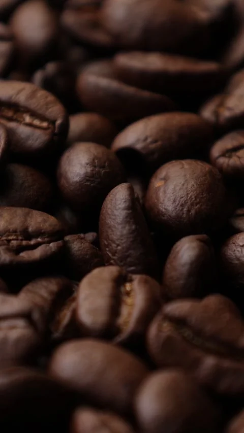 Roasted coffee beans background Stock Footage 276451909
