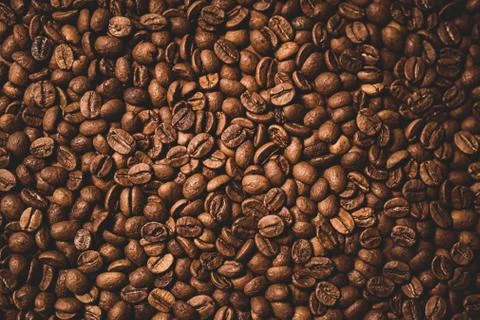 Roasted coffee beans, can be used as a background Stock Photos