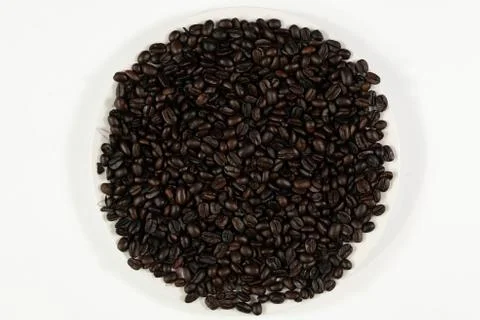 Roasted coffee beans, can be used as a background Stock Photos