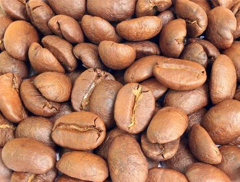 Roasted coffee beans, can be used as a background Stock Photos