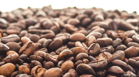 Roasted coffee beans Stock Footage 39941685