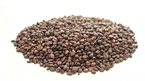 Roasted coffee beans Stock Footage 39944722