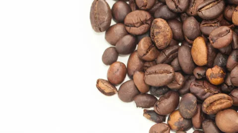 Roasted coffee beans Stock Footage 39947187