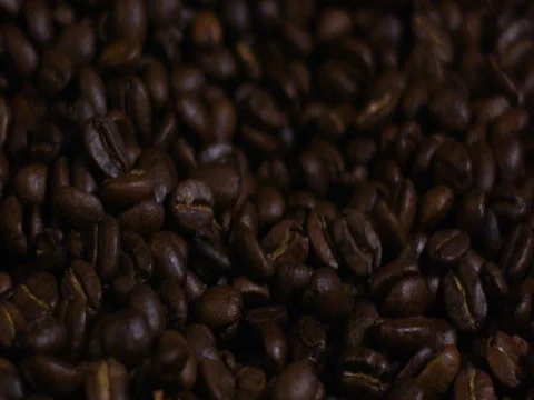 Roasted coffee beans Stock Footage 83303841