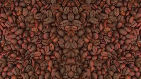 Roasted coffee beans Stock Footage 113748456