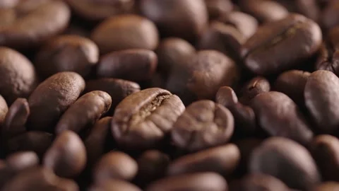 Roasted coffee beans Stock Footage 152161517