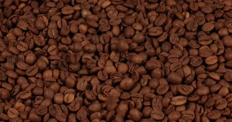Roasted coffee beans Stock Footage 162998200