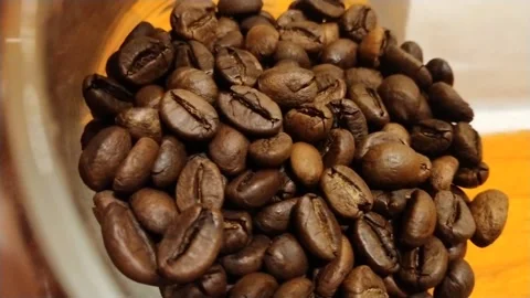 Roasted coffee beans 動画素材 221266139