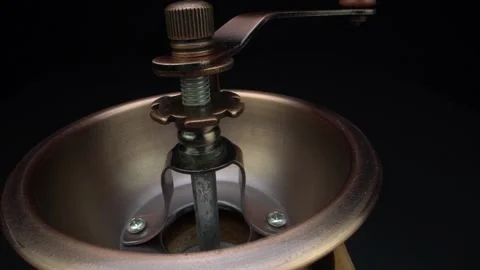 Roasted Coffee Beans Macro Close Up Stock Footage 131500892