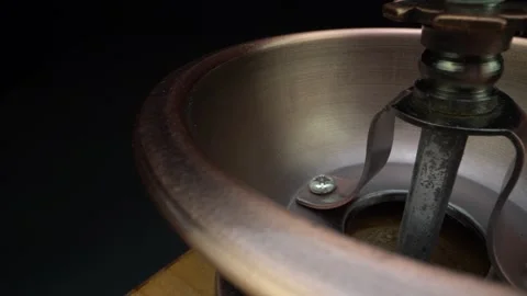 Roasted Coffee Beans Macro Close Up Stock Footage 131501011