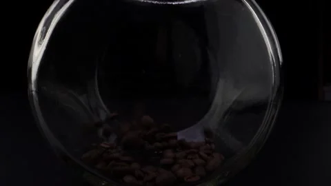 Roasted Coffee Beans Macro Close Up Stock Footage 131501197