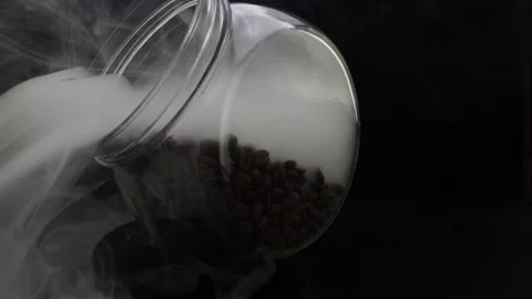 Roasted Coffee Beans Macro Close Up Stock Footage 131501430