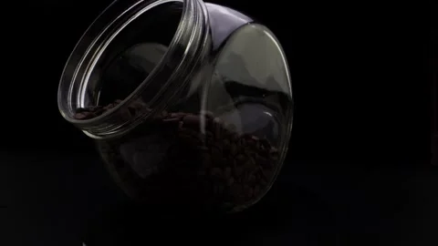 Roasted Coffee Beans Macro Close Up Stock Footage 131501490