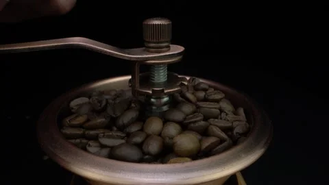 Roasted Coffee Beans Macro Close Up Stock Footage 131501501