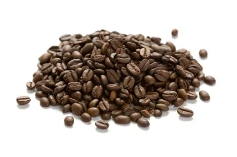 Roasted coffee beans Stock Photos