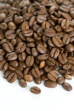 Roasted coffee beans Stock Photos