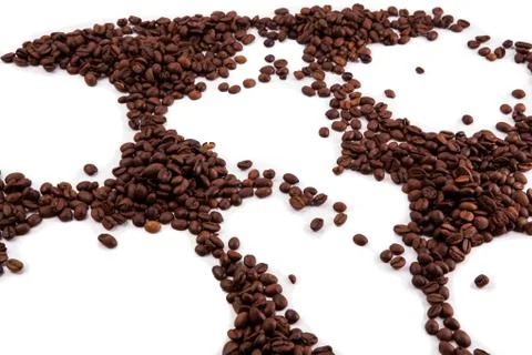 Roasted coffee beans Stock-Fotos