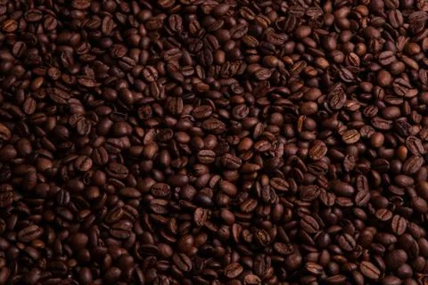 Roasted coffee beans Stock Photos