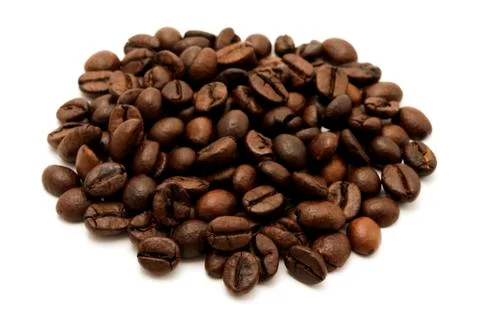Roasted coffee beans Stock Photos