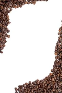 Roasted coffee beans Stock Photos