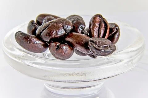 Roasted coffee beans Foto stock
