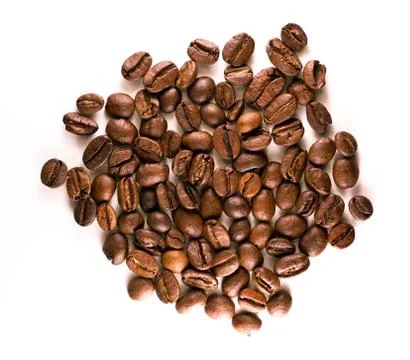 Roasted coffee beans Stock Photos