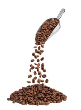 Roasted coffee beans Stock Photos