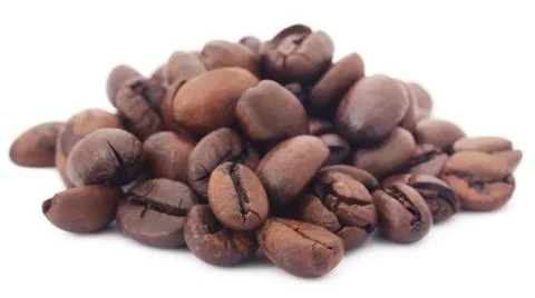 Roasted coffee beans Stock Photos