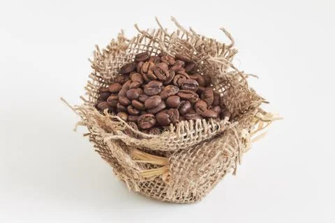 Roasted coffee beans Stock Photos