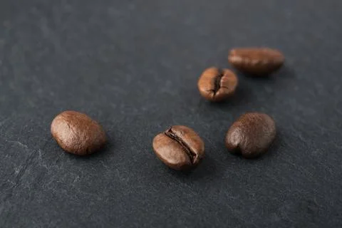 Roasted coffee beans Stock Photos