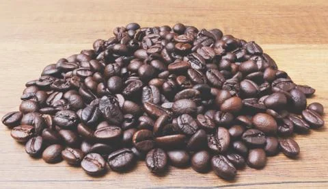 Roasted Coffee beans Foto stock