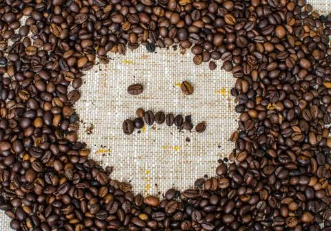 Roasted coffee beans Stock Photos