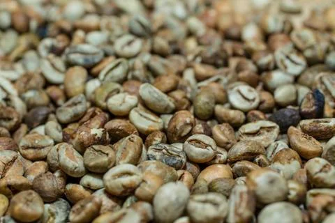 Roasted coffee beans Stock Photos