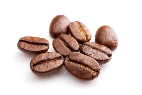 Roasted coffee beans Stock Photos
