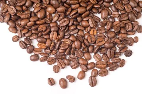 Roasted coffee beans Stock Photos