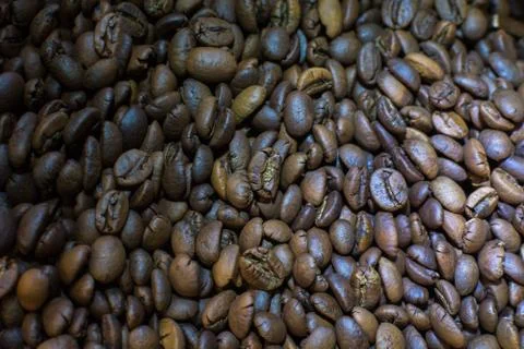 Roasted Coffee Beans Stock Photos