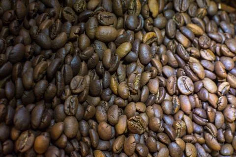 Roasted Coffee Beans Stock Photos