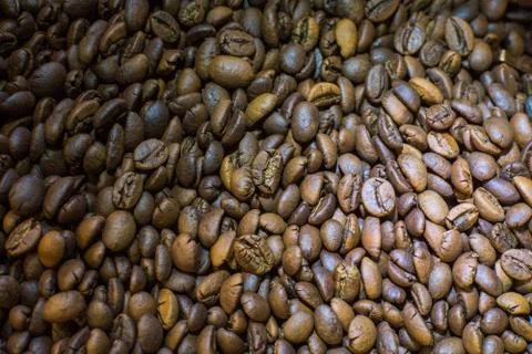 Roasted Coffee Beans Stock Photos