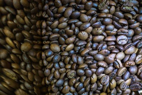 Roasted Coffee Beans Stock Photos