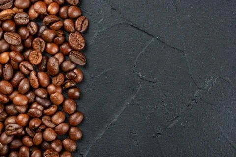 Roasted coffee beans Stock Photos