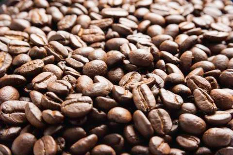 Roasted Coffee Beans Stock Photos