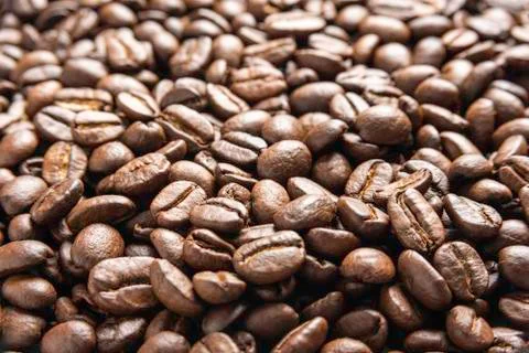 Roasted Coffee Beans Stock Photos