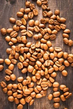 Roasted coffee beans Stock Photos