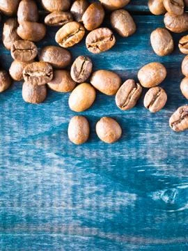 Roasted coffee beans Stock Photos