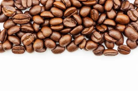 Roasted coffee beans Stock Photos