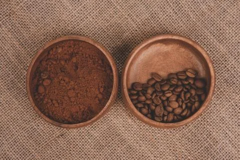 Roasted Coffee Beans Foto stock