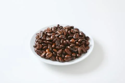 Roasted coffee beans Stock Photos